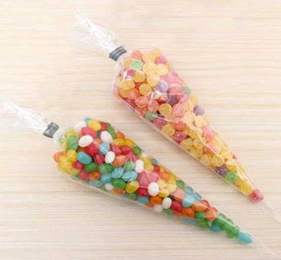 Пластиковый упаковочный пакет конической формы со скидкой