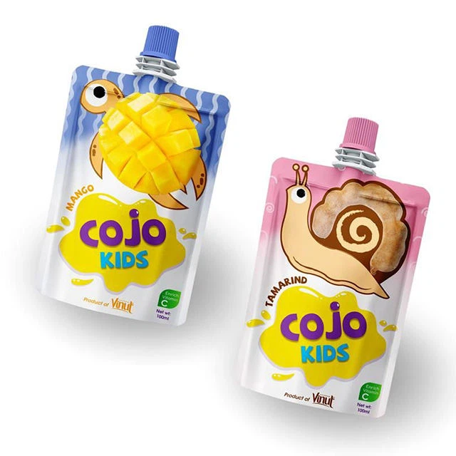 Пакеты с фруктовым пюре